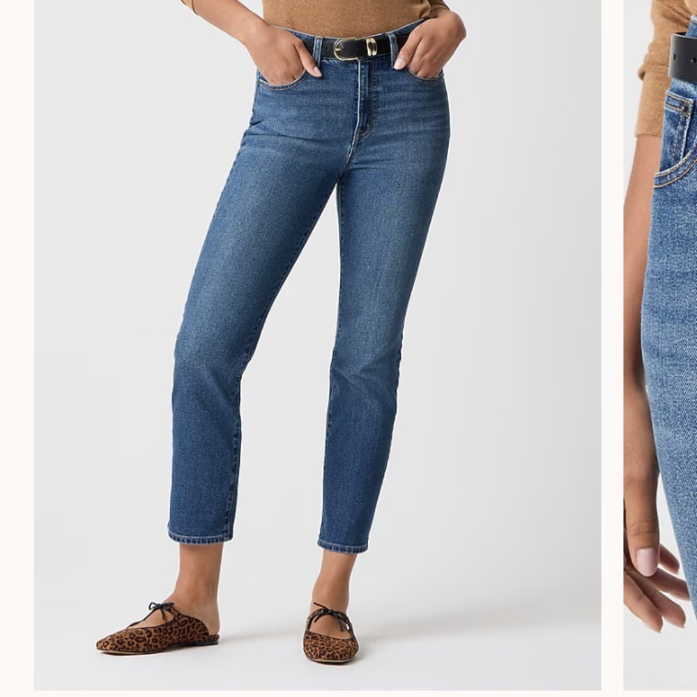 J Crew Essential Straight Leg Jean, Size 28